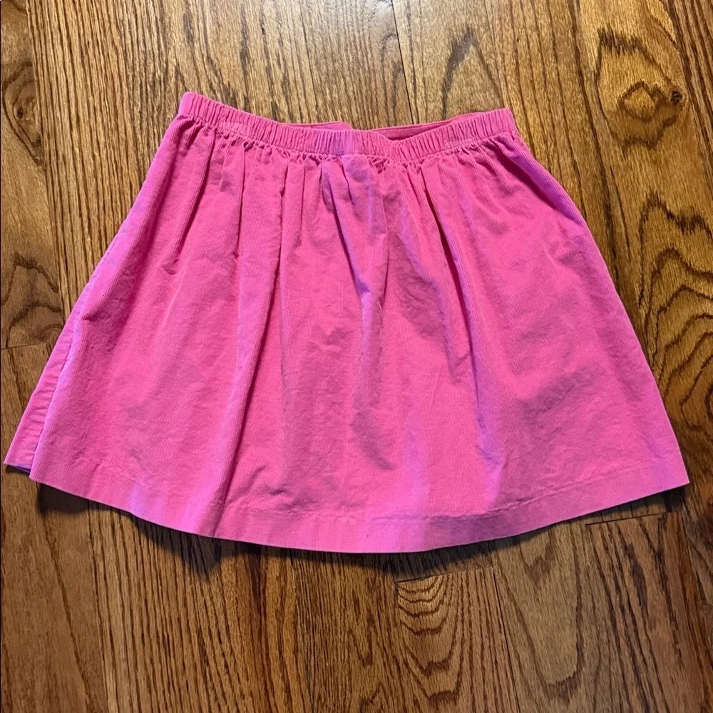 Girls pink corduroy SKIRT size 10 NWOT elastic banded waist